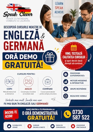 Ora gratuita de limba engleza si germana 