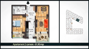Prima Închiriere | 2 Camere Decomandat + Parcare | ADM Rezidențial - Bragadiru | Direct Proprietar - imagine 10