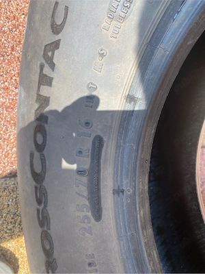  2 anvelope Continental CrossContact RX 255/70 R16 Iarna M+S - imagine 4