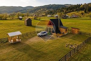 Cabană A-Frame în Bucovina I Refugiul perfect între natură și confort