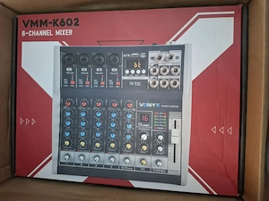 Vonyx VMM-K602 - 6-Channel Music Mixer ( 3 buc )