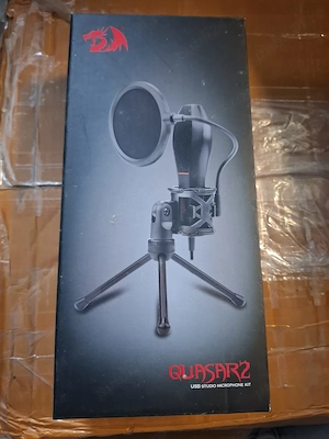 Microfon Gaming   Streaming USB Redragon Quasar 2 GM200-1 Kit