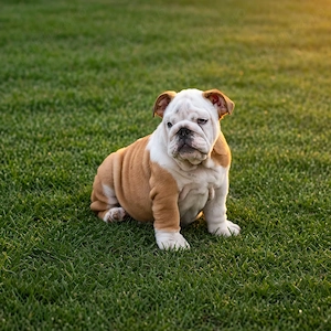 Bulldog Englez Femela Fawn Alb - imagine 3