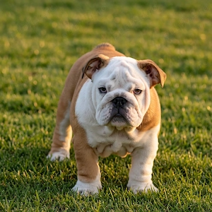 Bulldog Englez Femela Fawn Alb - imagine 2