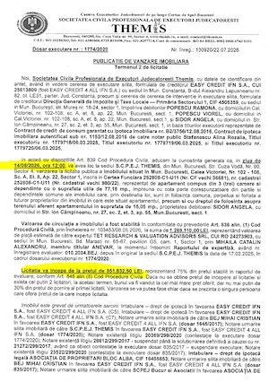 De vanzare apartament 3 camere Calea Victoriei Bucuresti