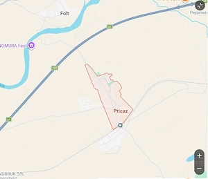 Vand teren agricol zona Orastie,localitatea Pricaz,pe malul Muresului,11000 euro hectarul
