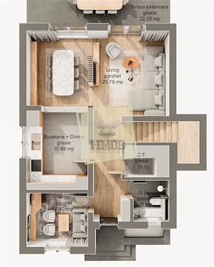 Casa Individuala cu 5 camere 3 bai  terasa  in Sura Mare - imagine 6