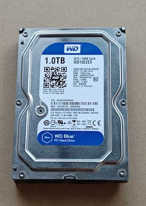 HDD WD Blue 1TB, 5400rpm, 64MB cache, SATA III