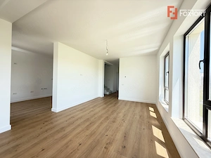 Duplex cu 442 mp teren | Dumbravita | Terase din travertin | Scara lemn masiv - imagine 15