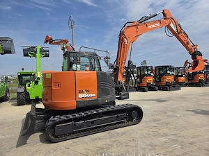 Excavator Hitachi ZX85USB-6, 2 re functionare, cupla rapida+3 cupe NOI,inst picon-62900eur - imagine 5