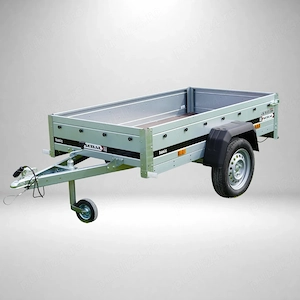 Remorca nouă 1 axă de 750 Kg - Sebal Basic 200 | 201x106x35 Cm