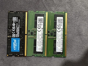 Vand Schimb 2x8 si 16gb ram de laptop ddr5 4800