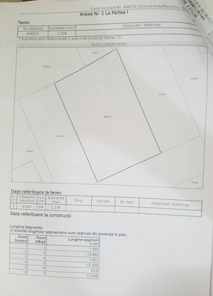 Locație ideală: vînd teren pentru casă duplex, zonă liniștită de vile, 723mp și 1238mp Remetea Mare - imagine 2