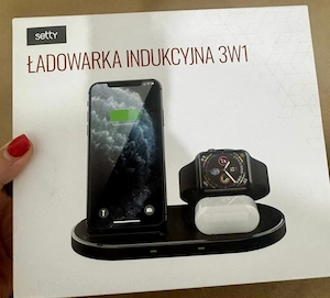 Incarcator wireless Setty 3 in 1, NOU  sigilat .
