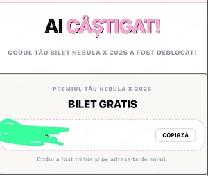 Bilet Nebula X Ni nobiru
