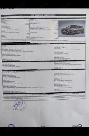Hyundai i30, anul 2024, 1.5 dpi, 110 cp Highway - imagine 8