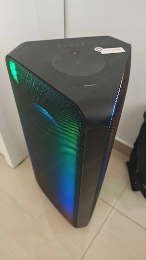 Boxa portabila Karaoke SAMSUNG sound tower mx st50b, party lights, water resistant
