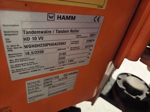 Hamm HD1 t, latime tambur 1m, motor Kubota 25CP, produs in Germania 19.900 eur+tva - imagine 10