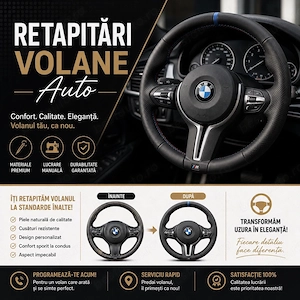 Retapițări Volane Auto Timisoara – Calitate Premium 