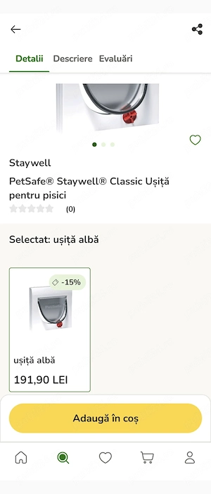 Usa pisici Petsafe classic - imagine 4