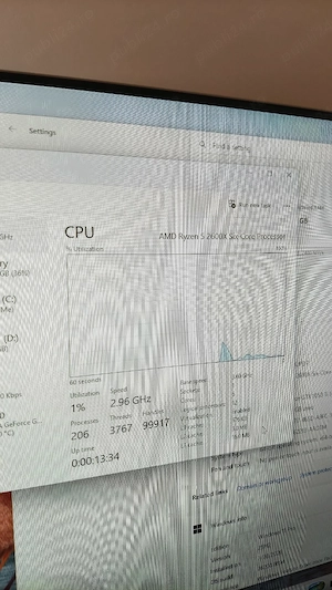 Sistem Pc Ryzen 5+ monitor 24"