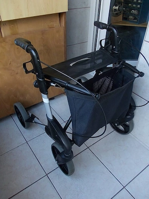 Rolator TOPRO TROJA S,cadru mers aluminiu cu roti ortopedic modern pliabil
