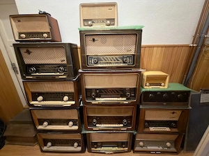 Radiouri vechi pe lampi - Saba, Graetz, Loewe Opta, RCA Victor