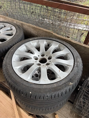 Jante Aliaj BMW 17"+ anvelope 225/45 R17 set 4 buc - imagine 5