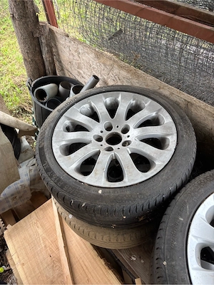 Jante Aliaj BMW 17"+ anvelope 225/45 R17 set 4 buc - imagine 2