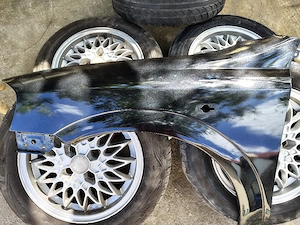 Vand jante cu tot cu anvelope si o aripă stanga,opel astra g - imagine 3