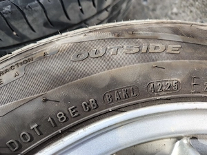 Vand jante cu tot cu anvelope si o aripă stanga,opel astra g - imagine 2