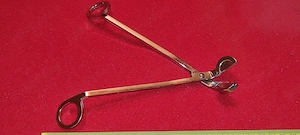 foarfeca cutter pt . fitil lumanari din otel lungime 18 cm pret 50 ron