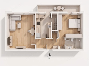 Vânzare Apartament 2 camere Splaiul Unirii - imagine 11