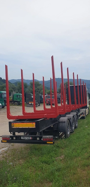 Semiremorcă forestiera transport lemn bușteni  - imagine 2