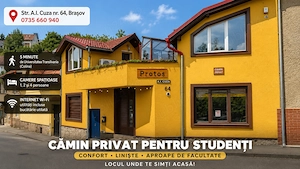 Cazare studenti Brasov | Camin privat | 5 min Universitate - imagine 4
