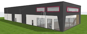 Hala cu Showroom, Strada Aeroport, aproape de VGP, COMISION 0%.