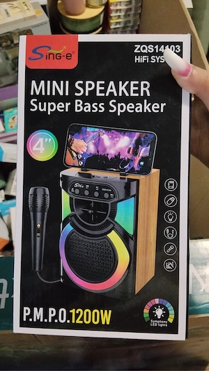 boxa cu microfon