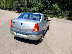 Vând  DACIA LOGAN LAUREATE - 2005, 74400km reali, unic proprietar,  benzina, gri metalizat, înmatric - imagine 2