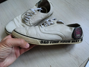 Rare Dolce & Gabbana Sneakers shoes Low Top Vintage D&G Size 42