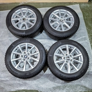 Set Roti Complete 16" 5x112 ca NOI | Anvelope Continental TS870 8mm | Super Pret | Skoda VW Audi - imagine 2