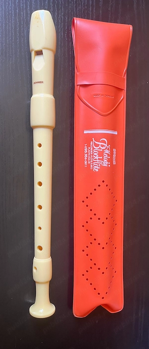 Flaut dulce sopran Hohner Melody original Germania husă inclusă din anii 80-90