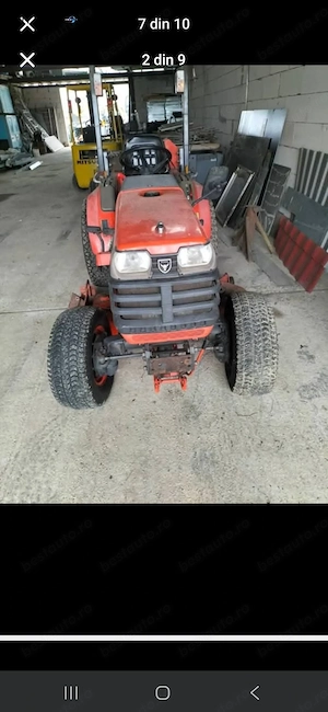 Kubota pentru cosit  4 4 28 cai functioneaza perfect 