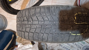 Set 4 roți complete Dacia Sandero, jante tablă R16, anvelope iarnă Viking 205/60 R16 - imagine 3