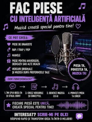  Creez melodii personalizate cu AI   versuri și muzică la comandă