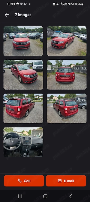Dacia Logan Mcv 2016 1.2 Clasic Benzina Euro 6 Import Germania - imagine 7