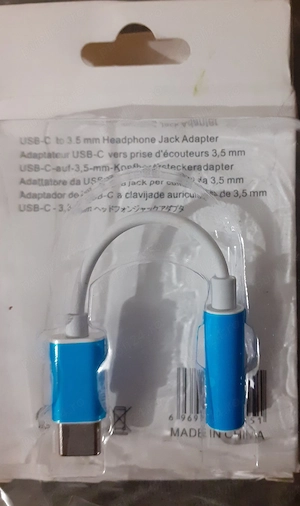 Adaptor nou pentru Căști cu mufă tip C și mufă jack mamă