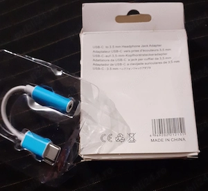 Adaptor nou pentru Căști cu mufă tip C și mufă jack mamă - imagine 3