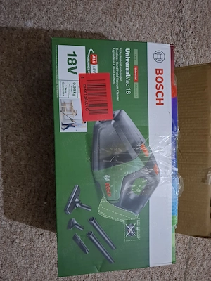 Aspirator de Mana pe Acumulator Bosch UniversalVac 18V Solo (  2 buc )