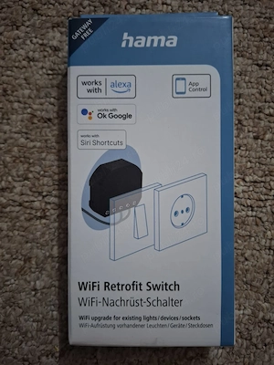 Hama | Comutator WiFi pentru iluminat și prize, încastrat