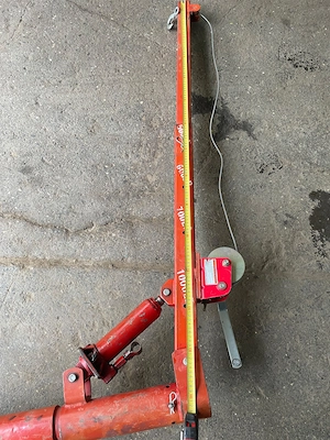 Macara hidraulică pentru benă/pick-up 450 kg, braț telescopic - imagine 4